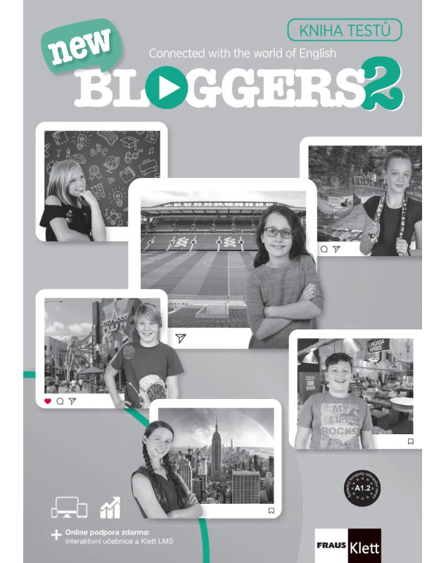 Bloggers new 2 (A1.2) – kniha testů [tištěná + MP3 ke stažení]