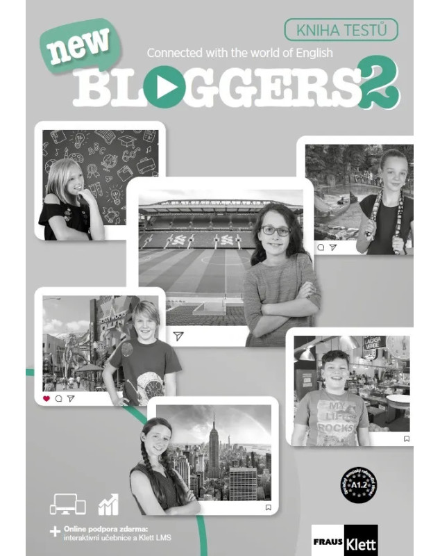 Bloggers new 2 (A1.2) – kniha testů [elektronická + MP3 ke stažení]