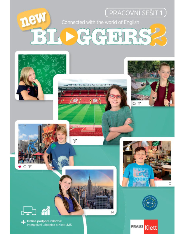 Bloggers new 2 (A1.2) – 2dílný pracovní sešit + žákovská licence (14 měsíců)