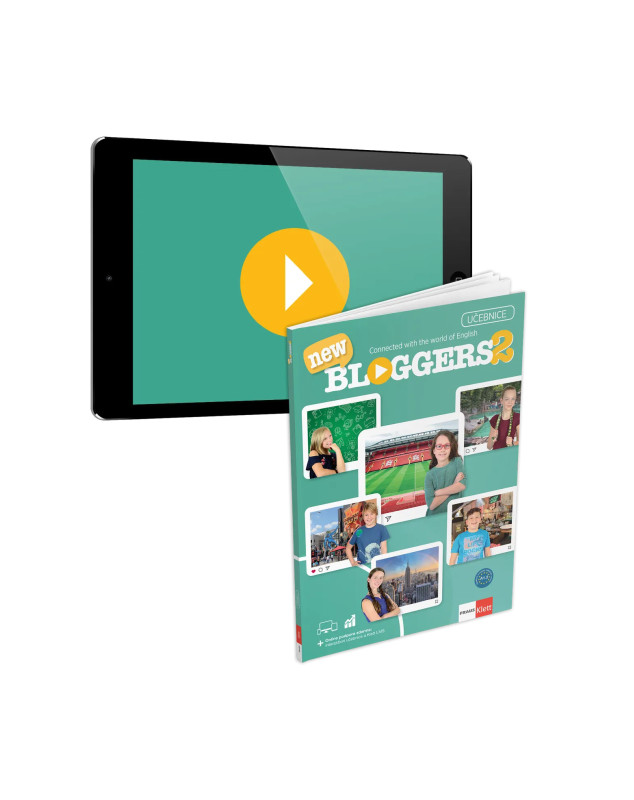 Bloggers new 2 (A1.2) – žákovská licence – učebnice a prac. sešit (platnost 14 měsíců)