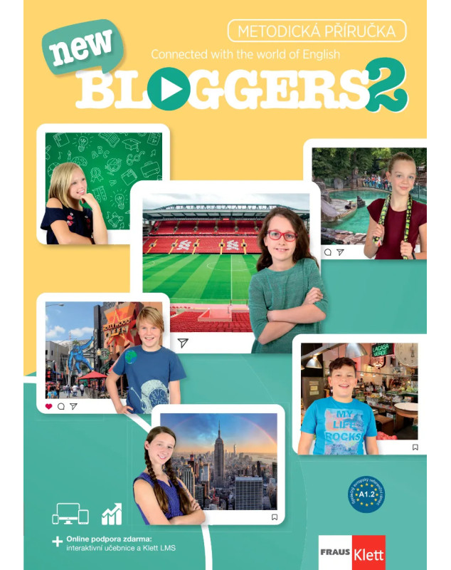 Bloggers new 2 (A1.2) – metodická příručka [tištěná] + MP3/Videa ke stažení + učitelská licence (14 měsíců)