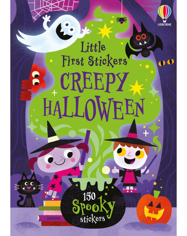Usborne  Little First Stickers Creepy Halloween
