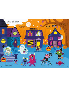 Usborne  Little First Stickers Creepy Halloween
