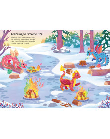 Usborne Sparkly Dragons Sticker Book