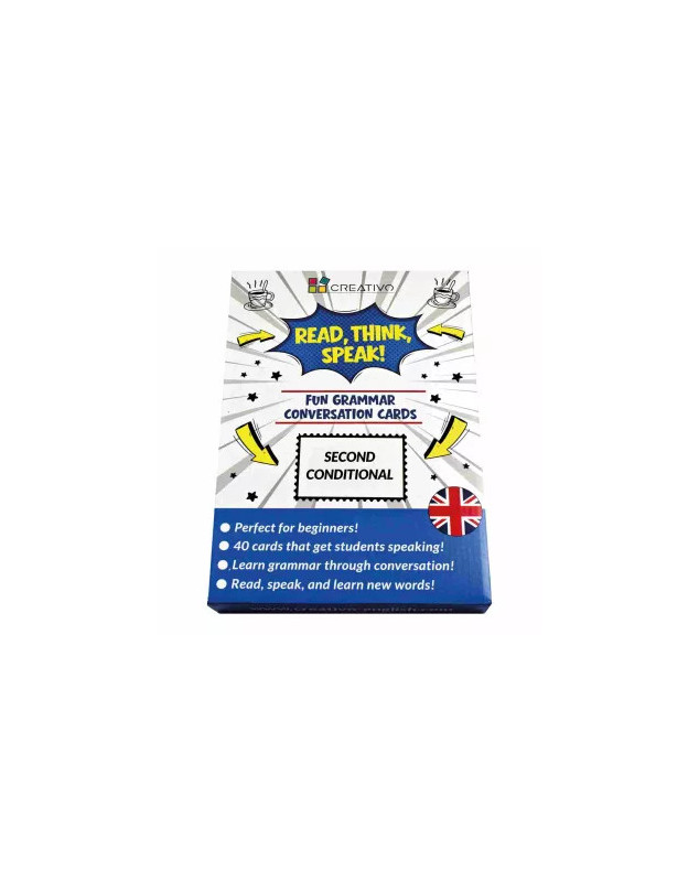 Creativo - Fun Grammar Conversation Cards - Read, Think, Speak! (Second conditional)
