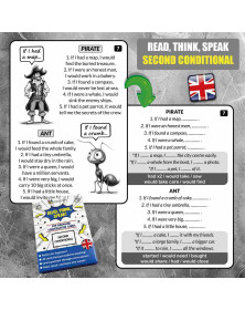 Creativo - Fun Grammar Conversation Cards - Read, Think, Speak! (Second conditional)
