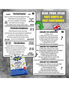 Read, Think, Speak! Conversation Cards (Past Simple vs Past Continuous)