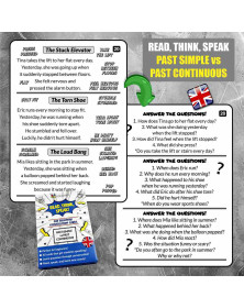 Read, Think, Speak! Conversation Cards (Past Simple vs Past Continuous)