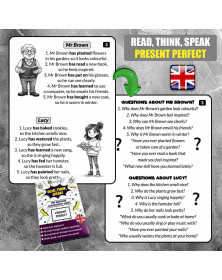 Read, Think, Speak! Conversation Cards (Present Perfect)
