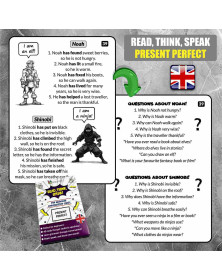 Read, Think, Speak! Conversation Cards (Present Perfect)