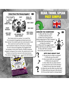 Read, Think, Speak! Conversation Cards (Past Simple)