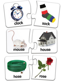 Match It! Rhyme 30 Self-Correcting Rhyming Words