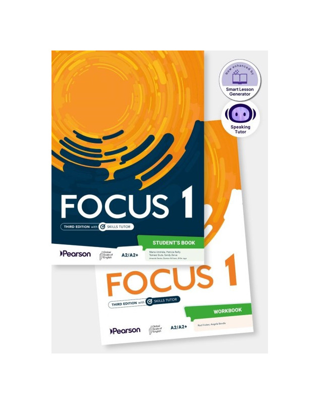 Focus 3rd Edition Level 1 Student´s Book and Workbook with Online Practice and AI
