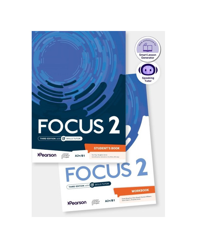 Focus 3rd Edition Level 2 Student´s Book and Workbook with Online Practice and AI