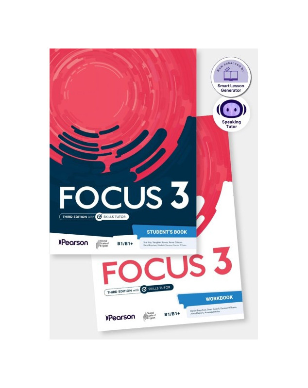 Focus 3rd Edition Level 3 Student´s Book and Workbook with Online Practice and AI