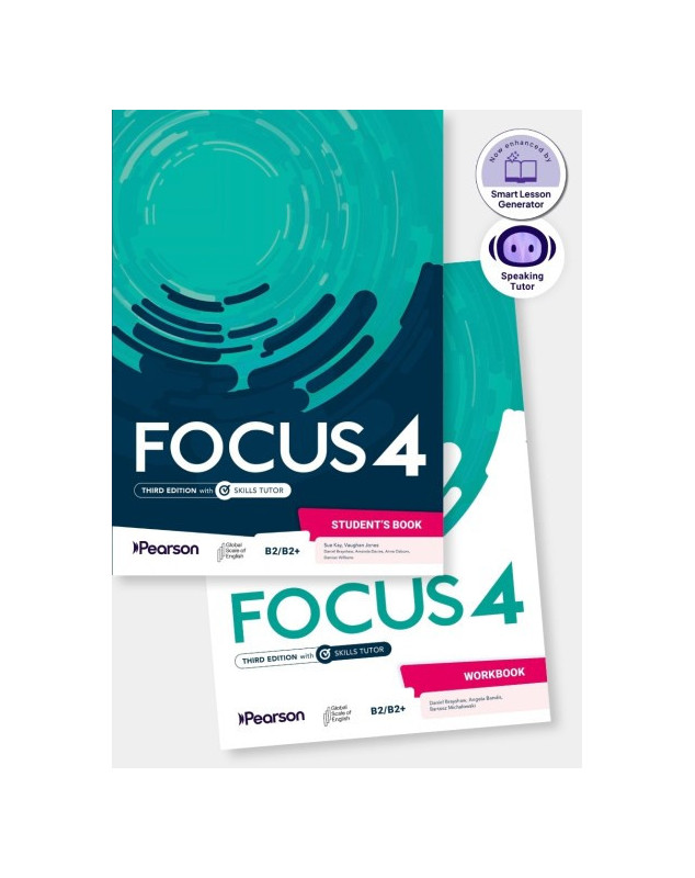 Focus 3rd Edition Level 4 Student´s Book and Workbook with Online Practice and AI
