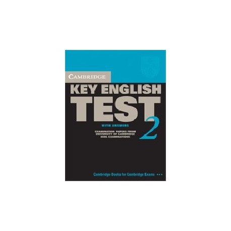 Cambridge Key English Test KET 2 Student's Book with Answers