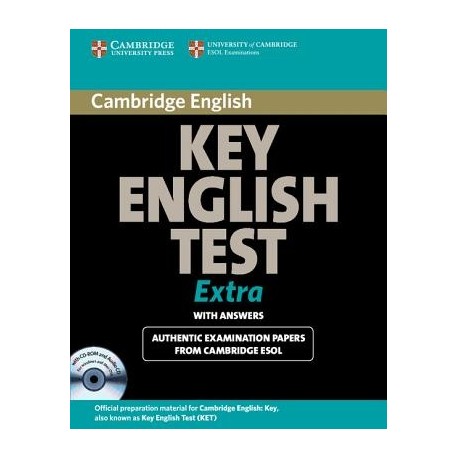 Cambridge Key English Test KET Extra Self-Study Pack with answer + CD + CD-ROM Cambridge Key English Test KET Extra Self-Study Pack with answer + CD + CD-ROM