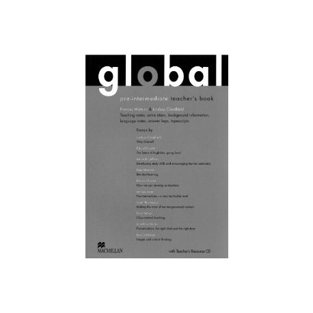Global Pre-intermediate Teacher's Book + Resource CD Pack