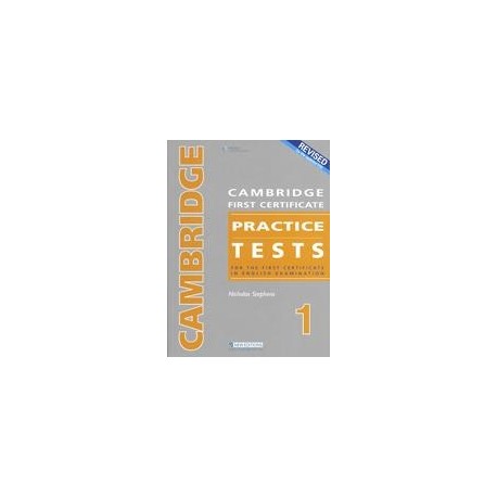 Cambridge First Certificate Practice Tests 1 + Answer Key Booklet
