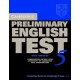 Cambridge Preliminary English Test 5 Self-study Pack (Student's Book with answers and Audio CD)