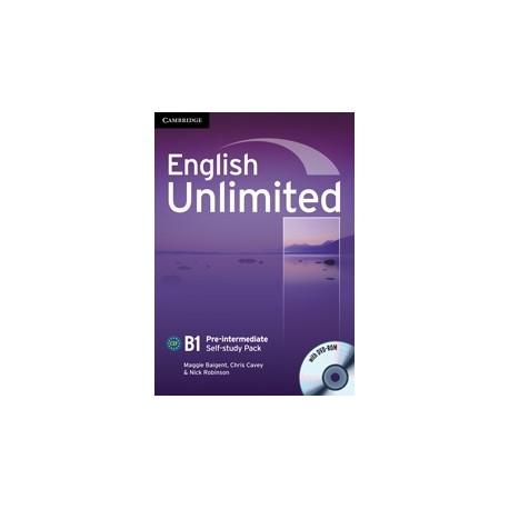 English Unlimited Pre-intermediate Self-study Pack