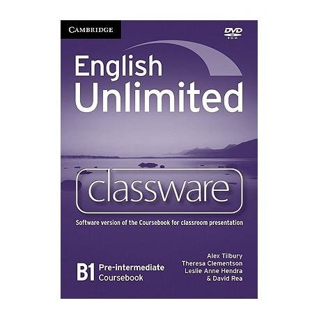 English Unlimited Pre-intermediate Classware DVD-ROM