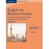 English for Business Studies Third Edition Teacher's Book